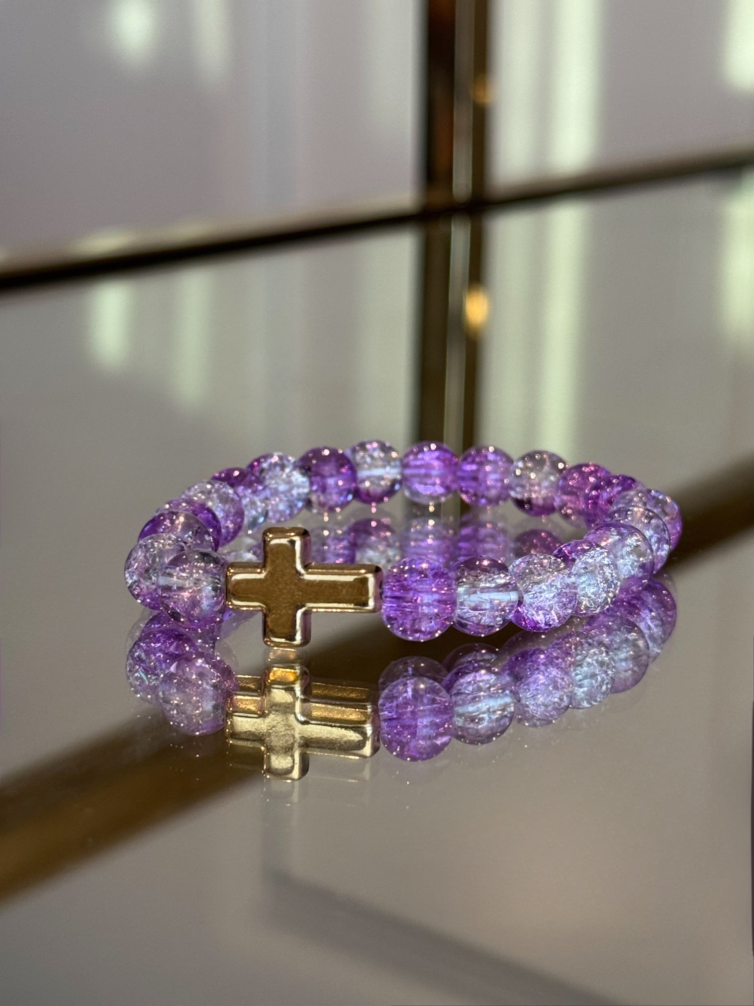 Gold Cross Charm Bracelets