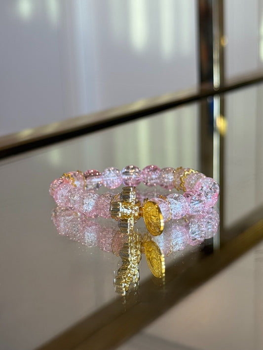 Marian Diamantè Bracelet in Soft Pink